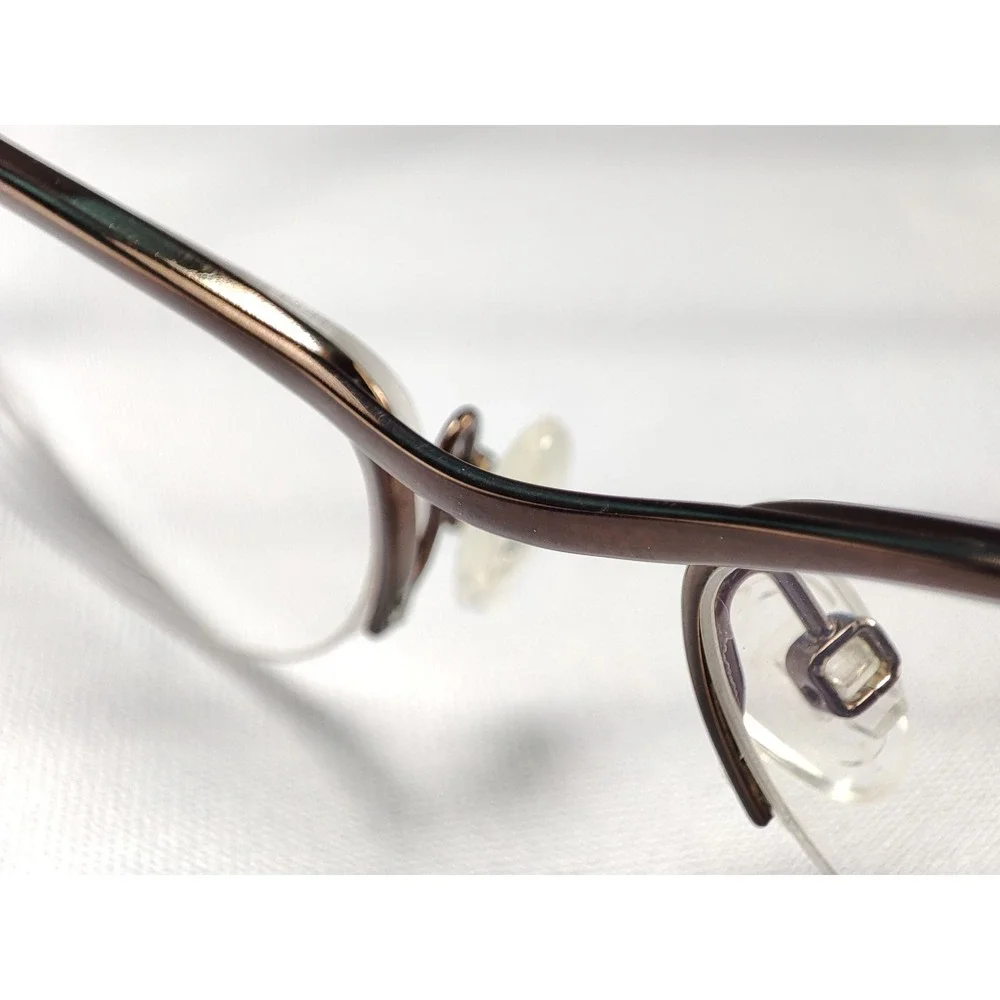 Tom Ford TF5132 048 Semi-Rimless Eyeglass Frames Only 55-16-135 Brown